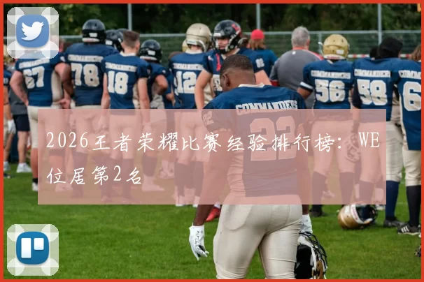 2026王者荣耀比赛经验排行榜：WE位居第2名